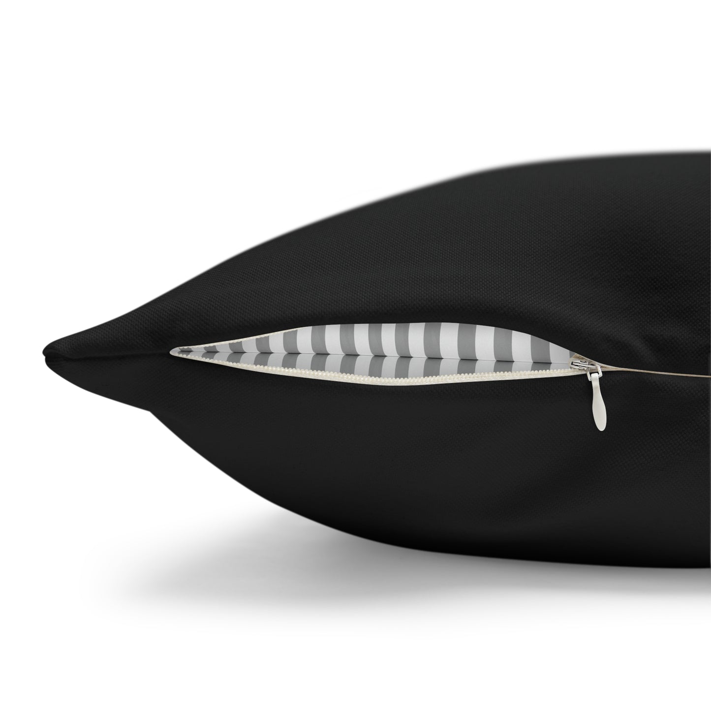 Witchy Black Cat Crescent Moon Pillow Cover