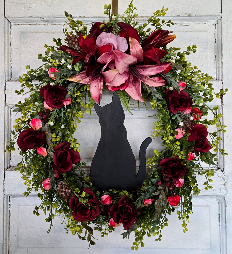 Valentine's Day Lily Wreath