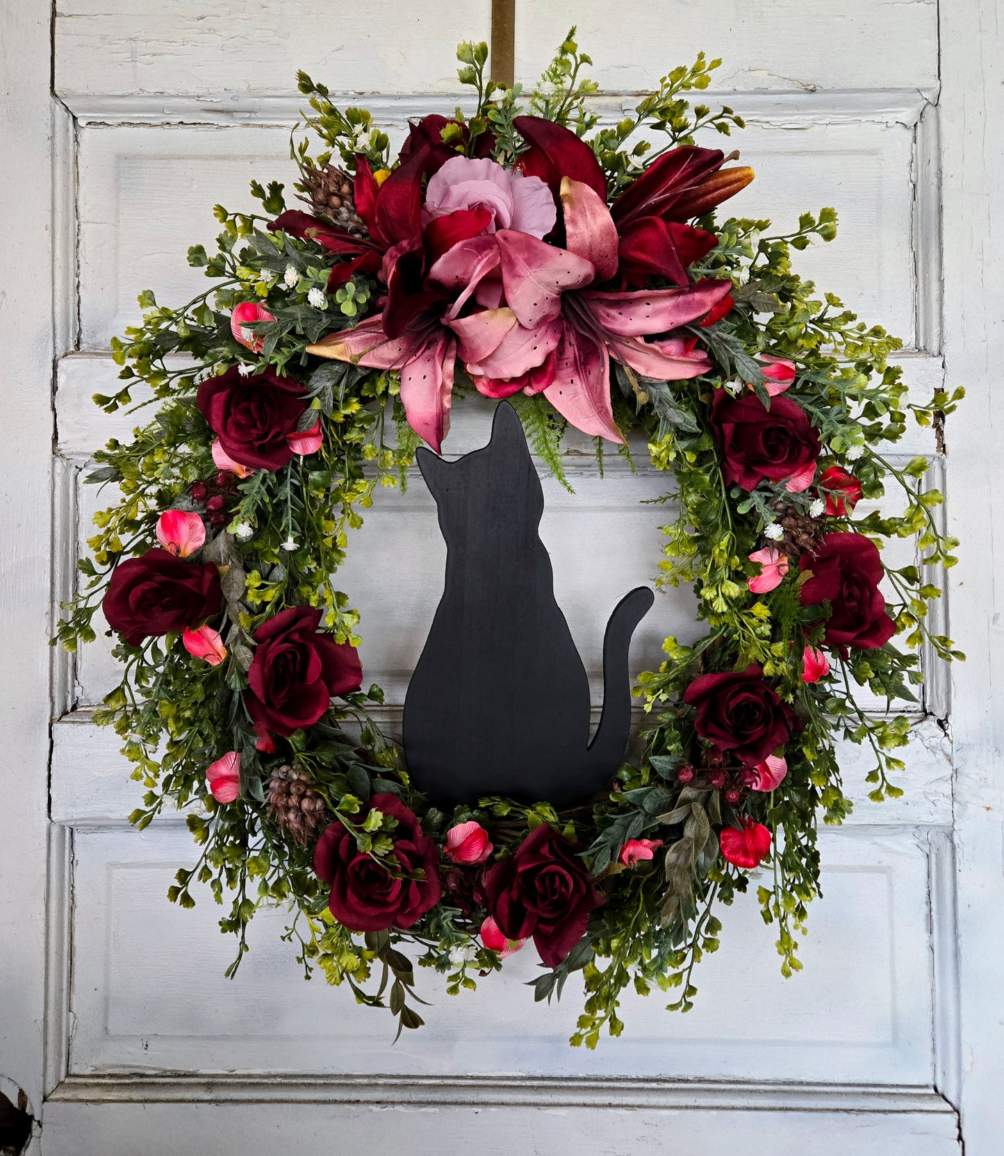 Valentine's Day Lily Wreath