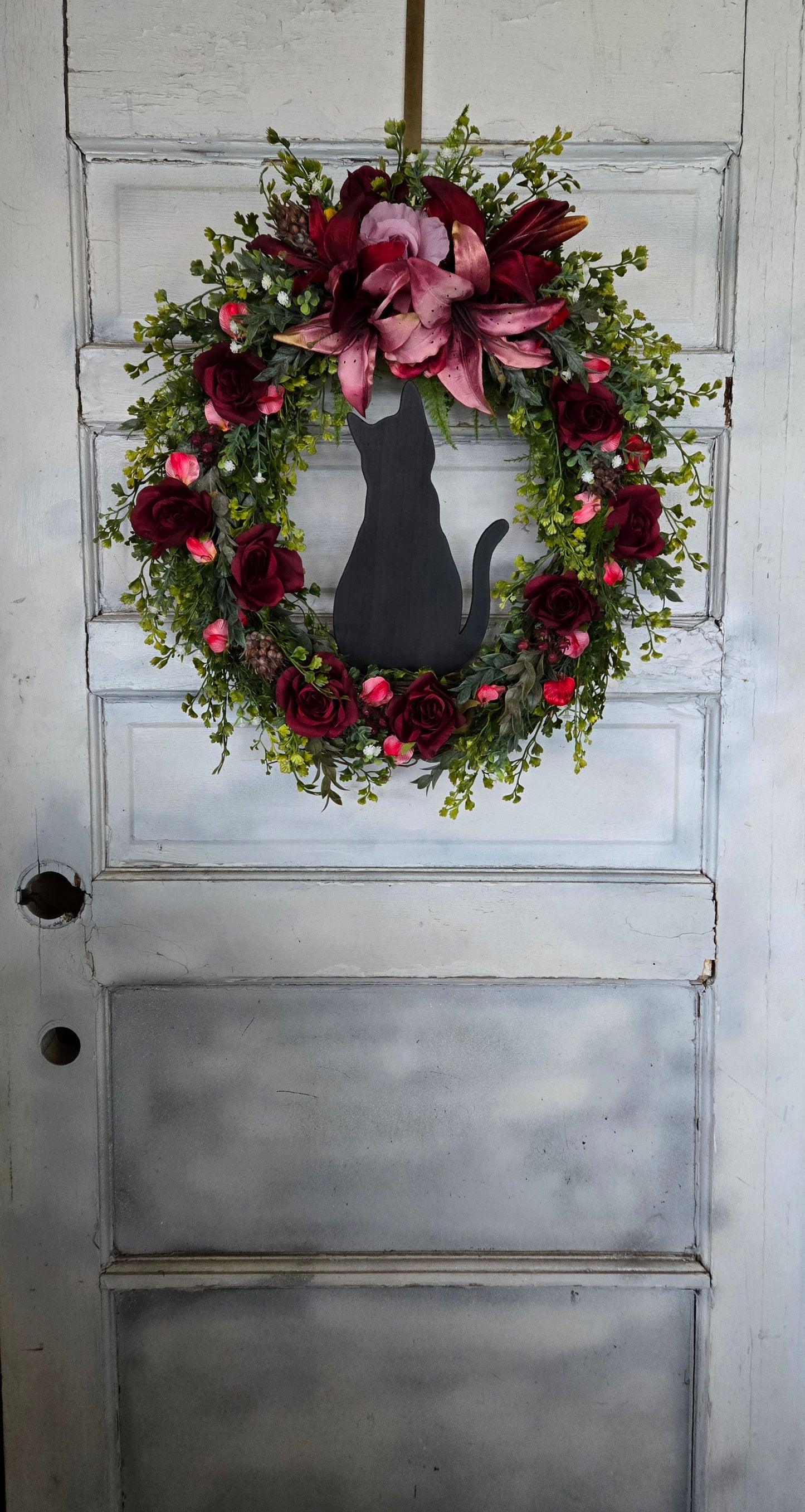 Valentine's Day Lily Wreath