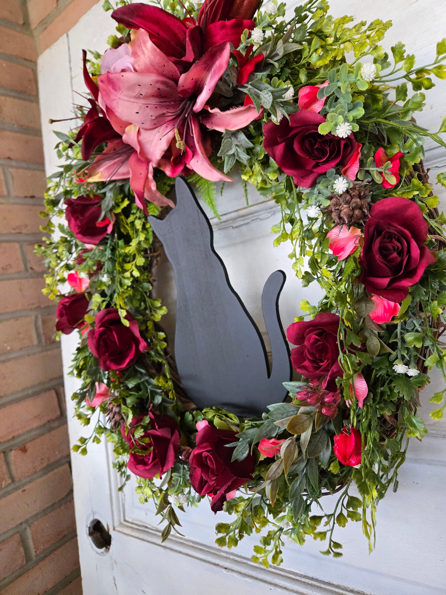 Valentine's Day Lily Wreath