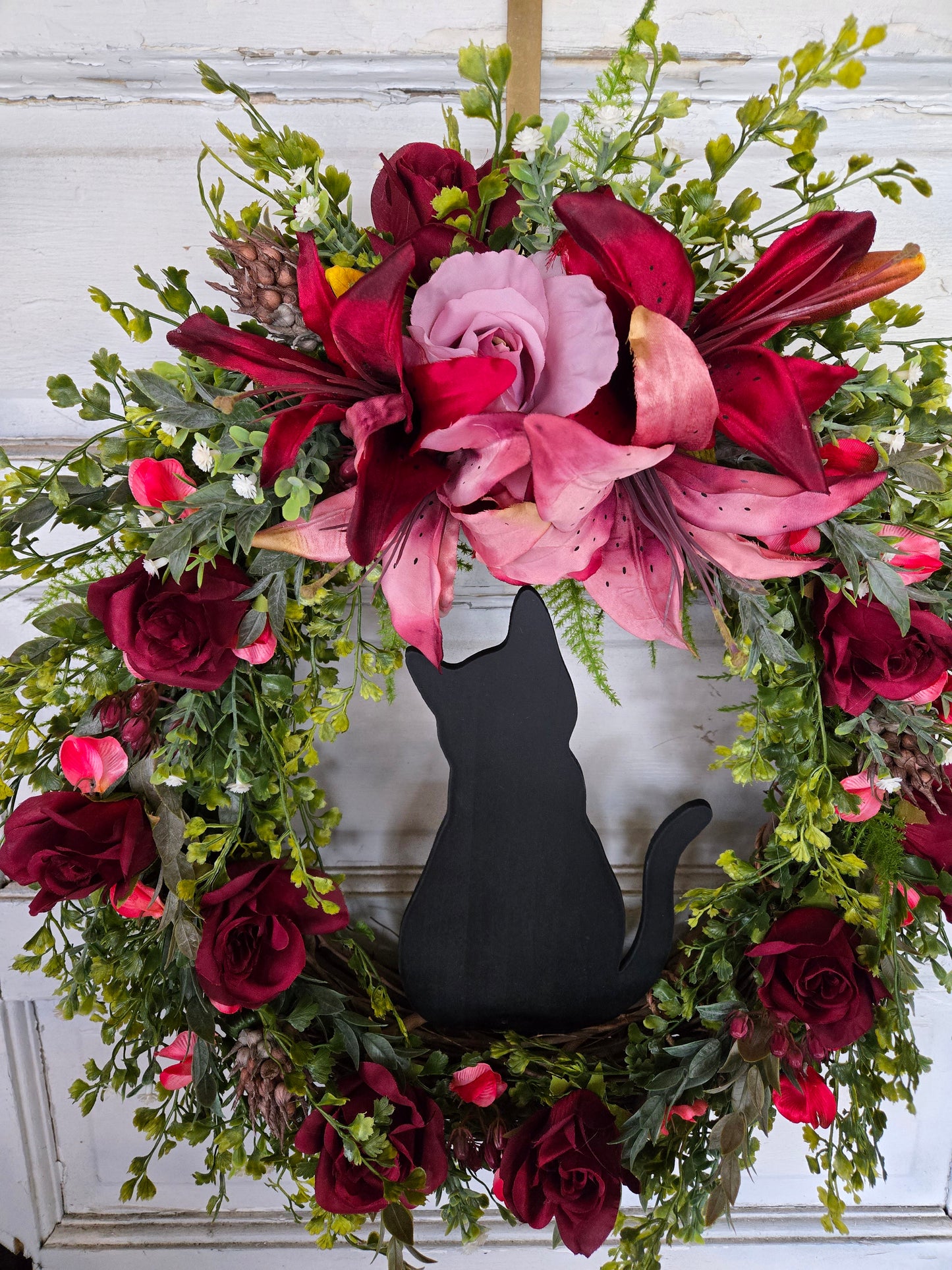 Valentine's Day Lily Wreath