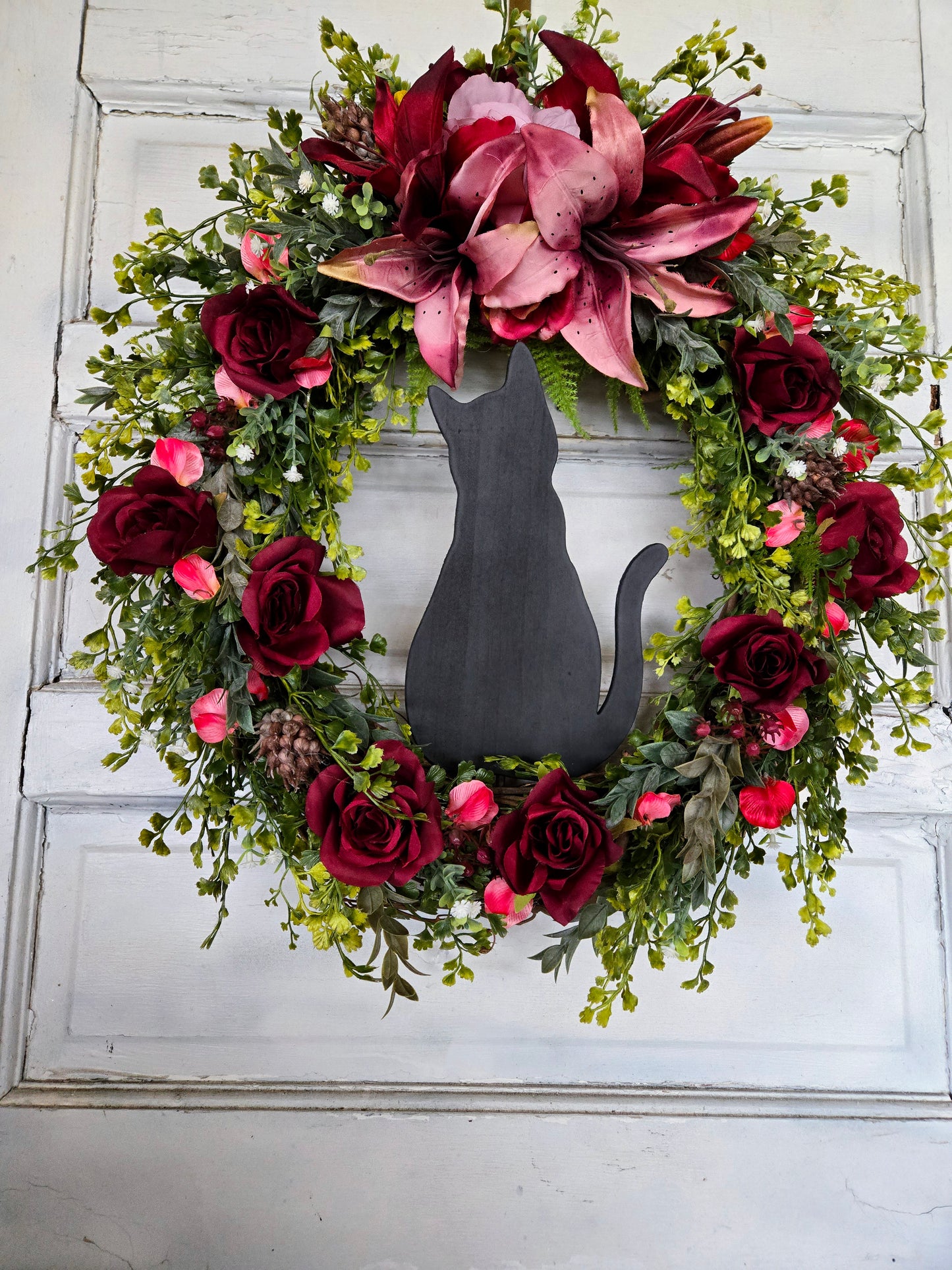 Valentine's Day Lily Wreath