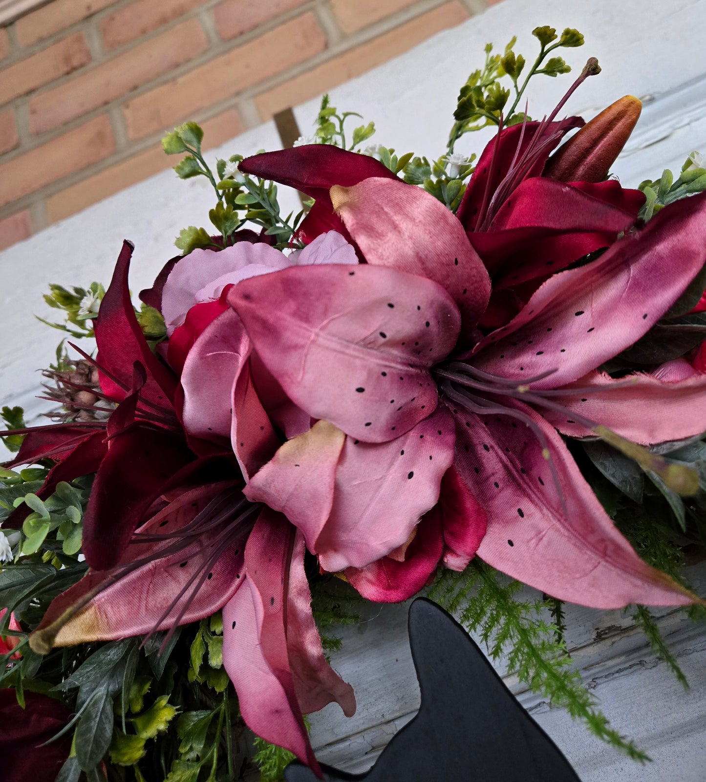 Valentine's Day Lily Wreath