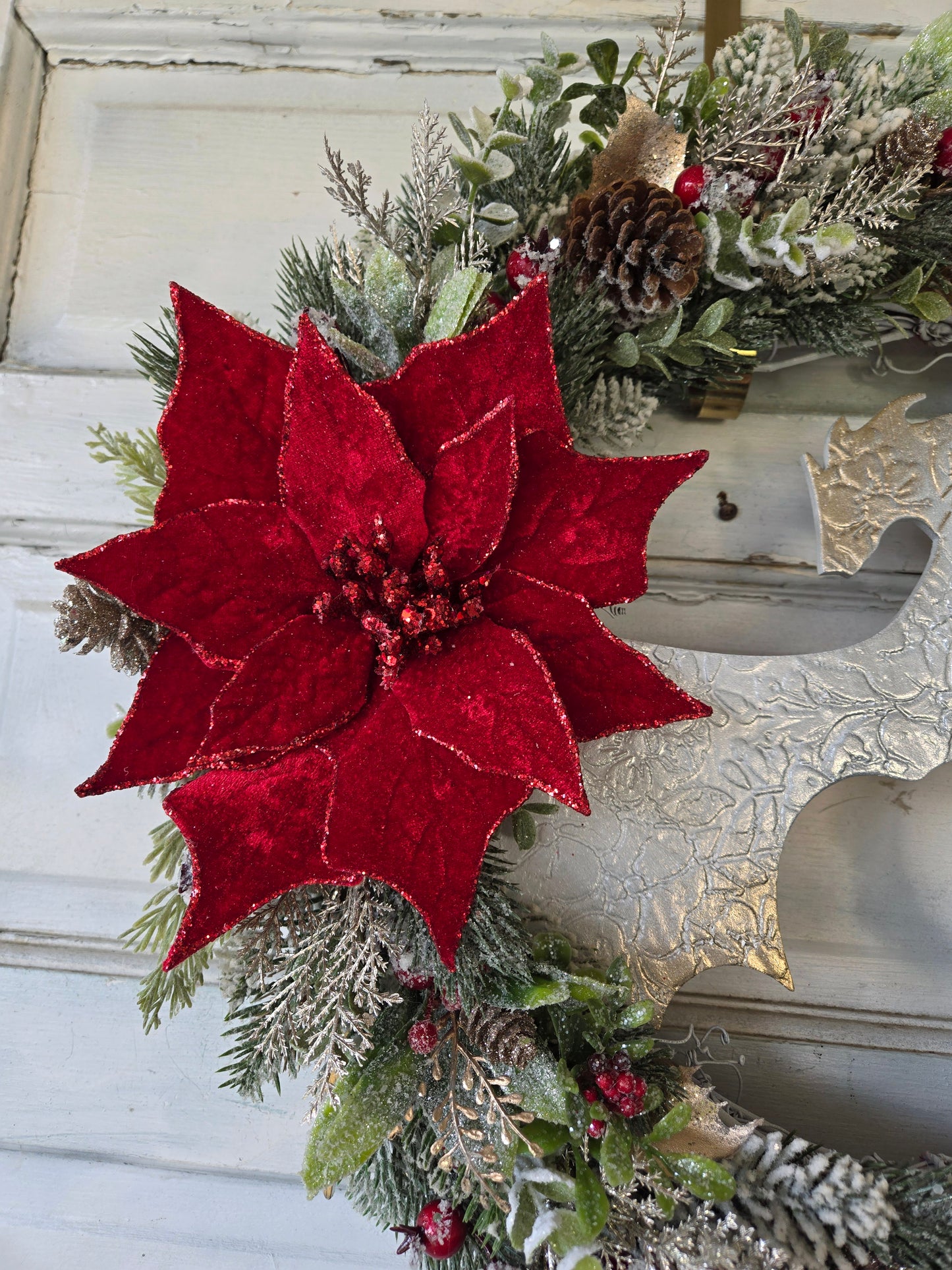 Christmas Dragon Wreath