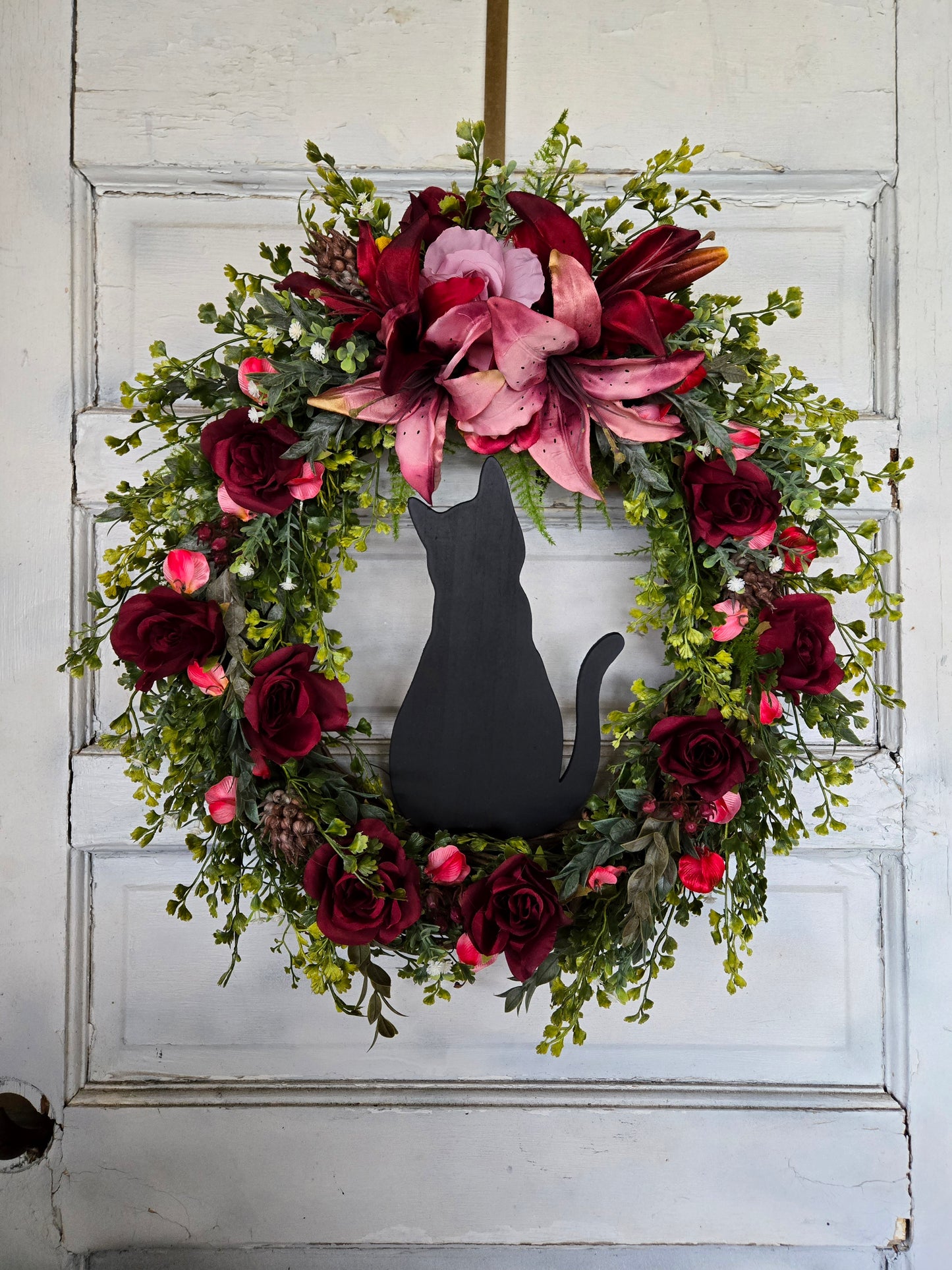 Valentine's Day Lily Wreath