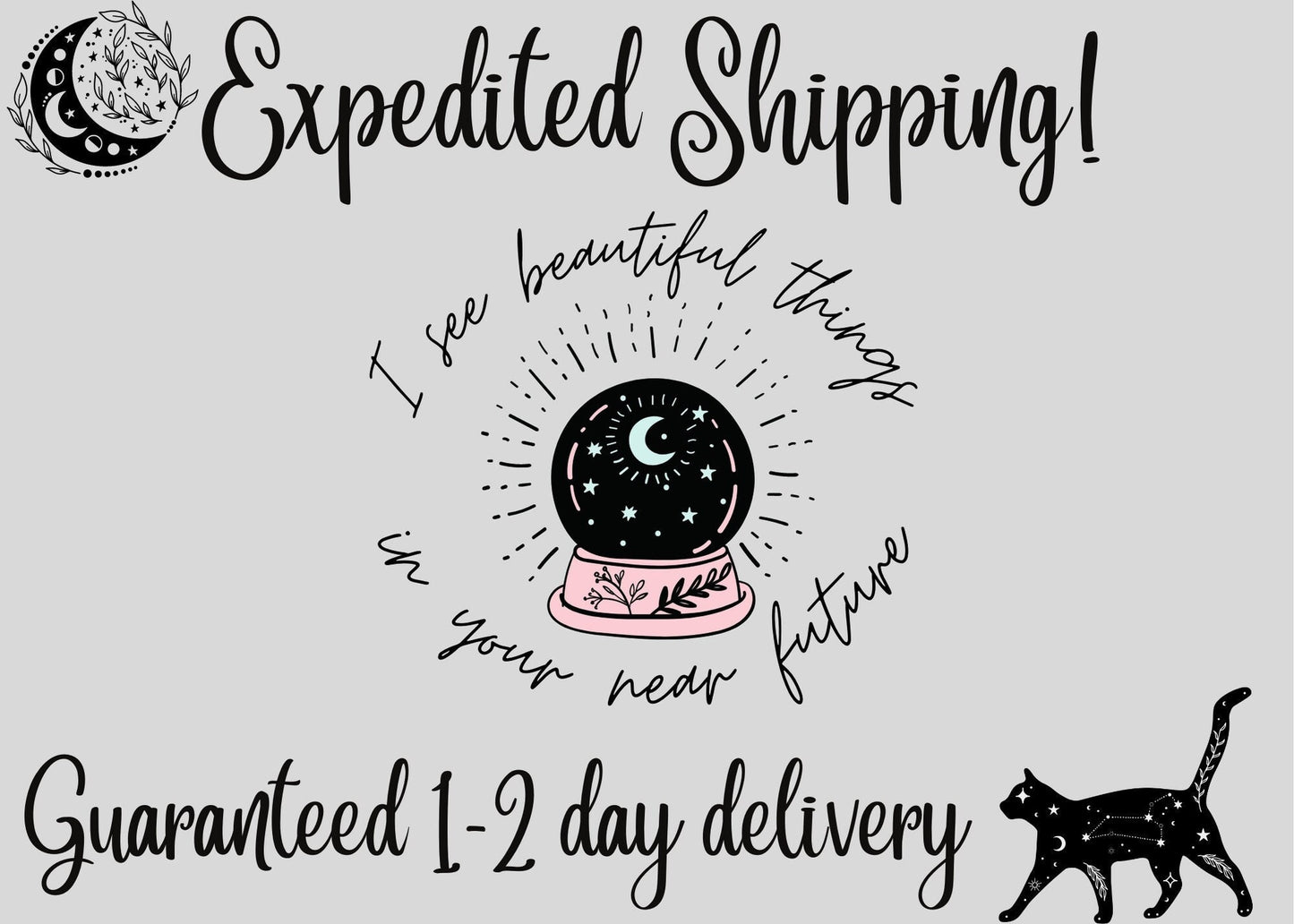 Express Shipping Charge • Expedition of Creation Charge • USPS Guaranteed 1-2 Day Delivery • Add to Cart Extra Charge for Same Day Shipping