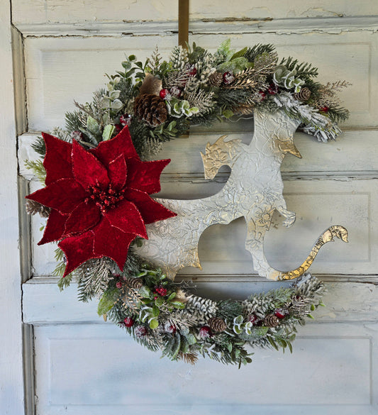 Christmas Dragon Wreath