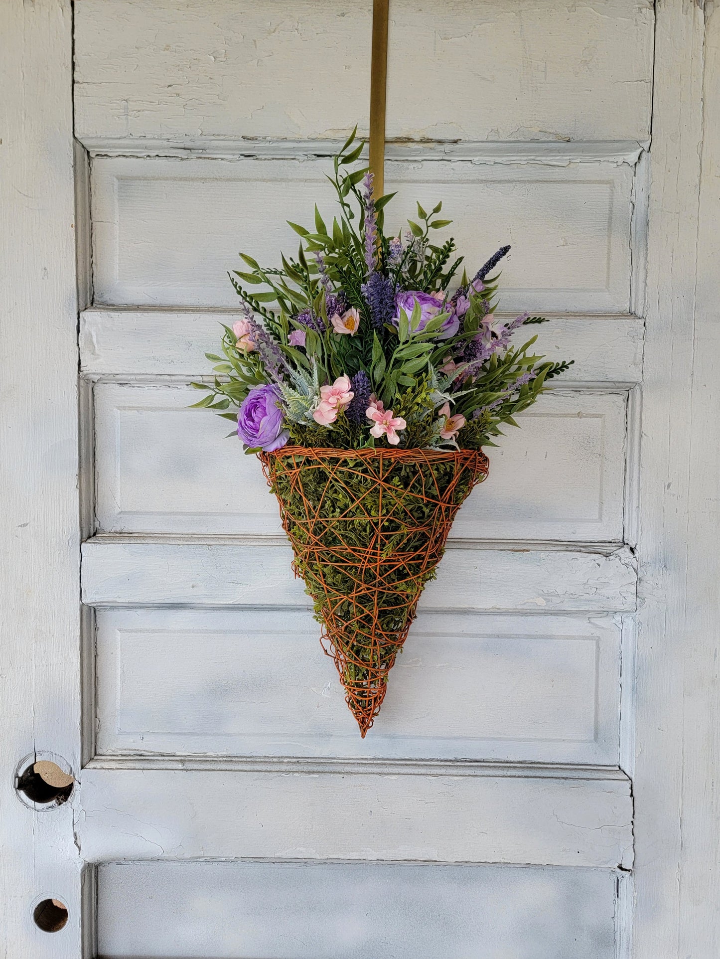 Spring Carrot Easter Wreath